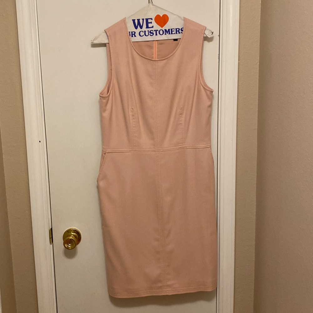 Banana Republic pink sheath dress size 8